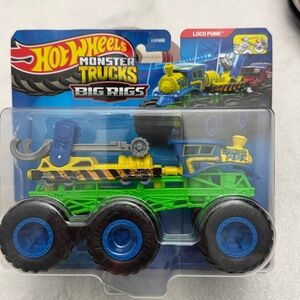 Hot Wheels Loco Punk Big Rig Monster Truck 1:64 scale diecast vehicle.
